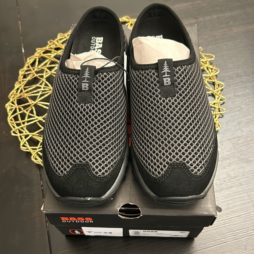 BASS OUTDOOR Women's Aqua MESH Slide Hiking Shoe, Asphalt, US 7 - Picture 7 of 10